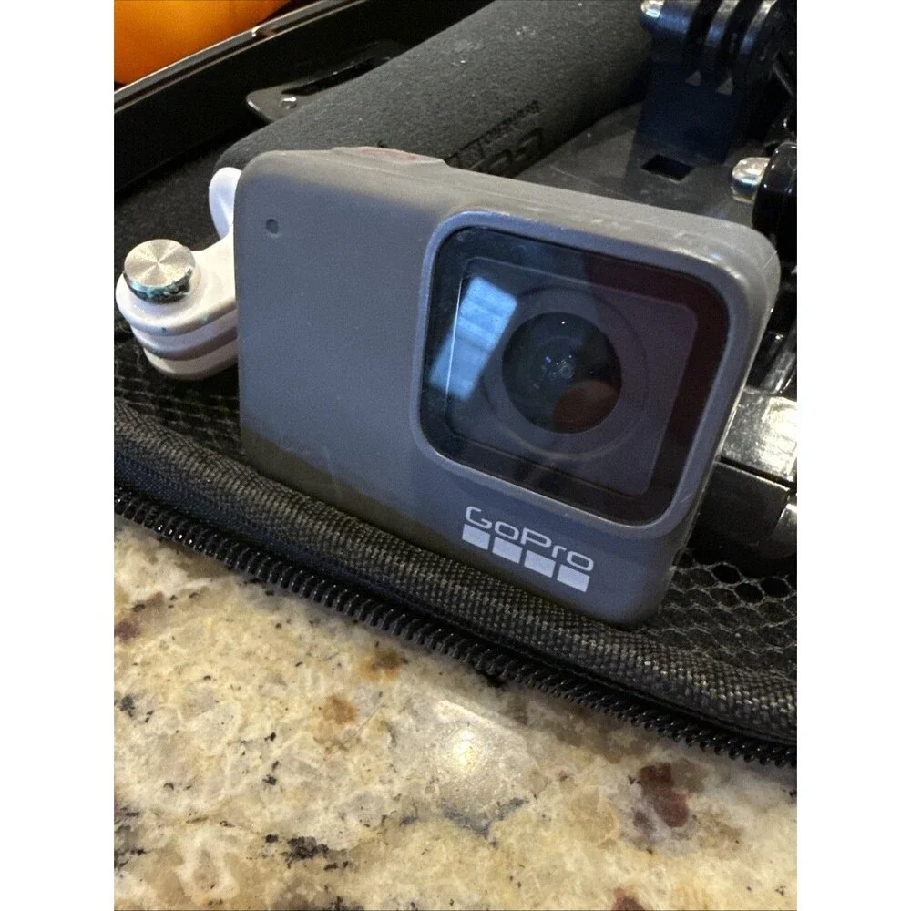 GoPro HERO7 Silver 4K Waterproof Action Camera W/ Accessories And Case